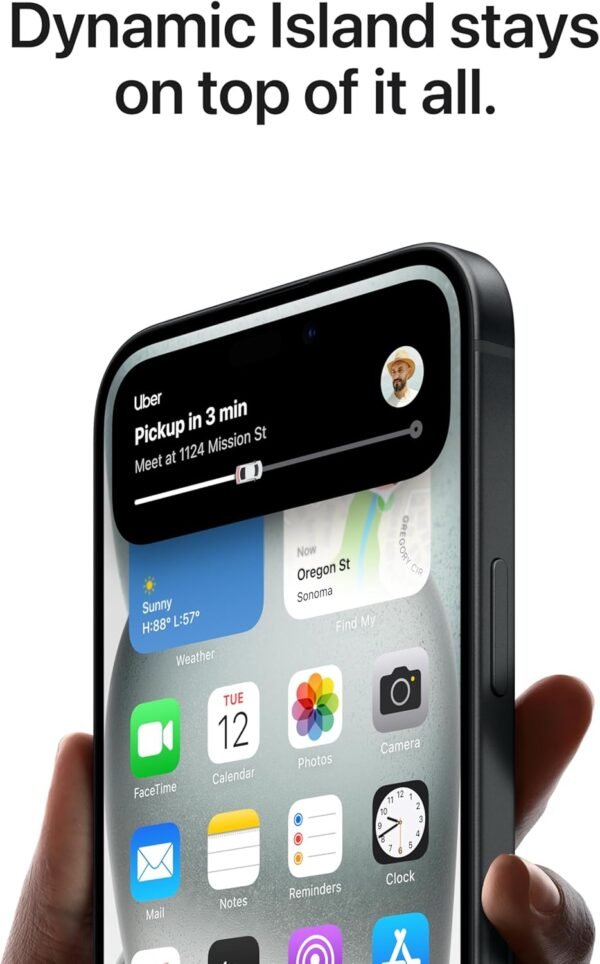 Apple iPhone 15 / 128GB / Black (SIM Free) - Image 4
