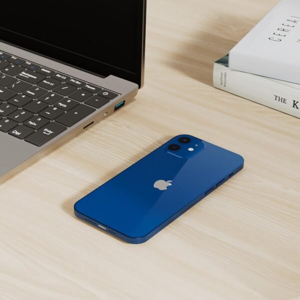 Apple iPhone 12, 64GB, Blue - Unlocked (Renewed Premium) - Image 2
