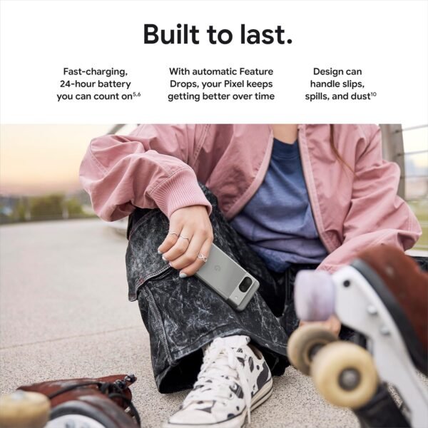 Google Pixel 8 - Unlocked Android Smartphone with Advanced Pixel Camera, 24-Hour Battery, and Powerful Security - Rose - 128 GB - Image 9