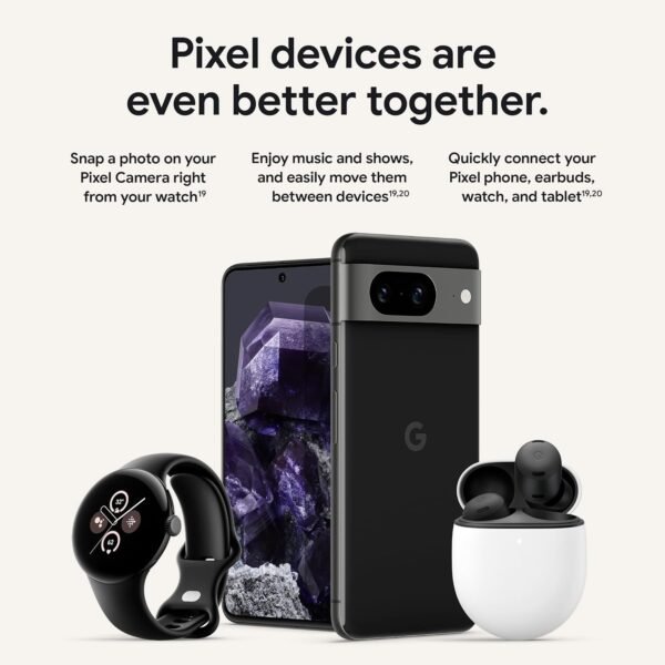 Google Pixel 8 - Unlocked Android Smartphone with Advanced Pixel Camera, 24-Hour Battery, and Powerful Security - Rose - 128 GB - Image 10