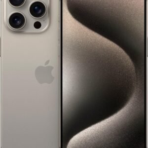 Apple iPhone 15 Pro, 128GB, Natural Titanium - T-Mobile (Renewed)